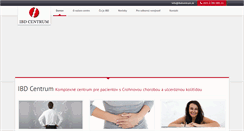 Desktop Screenshot of ibdcentrum.sk